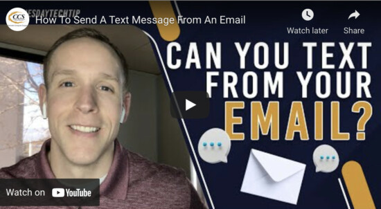 How to Send a Text From An Email