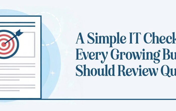 quarterly IT checklist SMBs