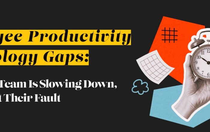 employee productivity technology gaps